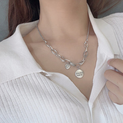 Niche Design Love High Sense Sweater Necklaces