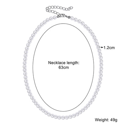 Women's Comfortable Simple Pearl Pieces Suit Necklaces