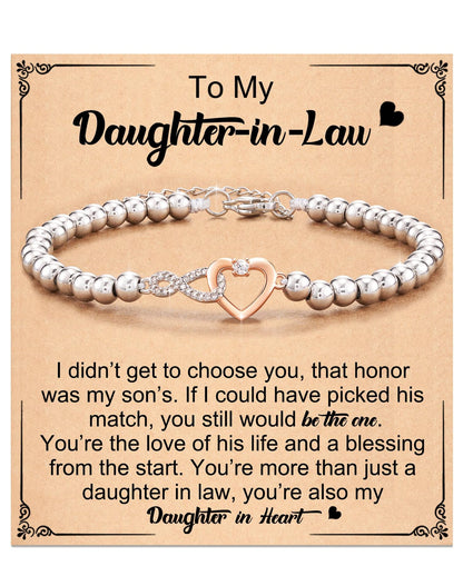For Ladies Steel Ball Infinite Love Bracelets