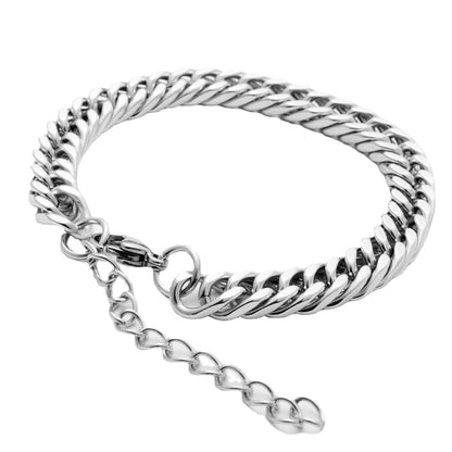 Men's Hop Self-defense Titanium Steel Hand Ornament Personality Bracelets