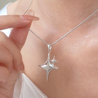 Unique Creative Shiny Clavicle Chain Unisex Necklaces