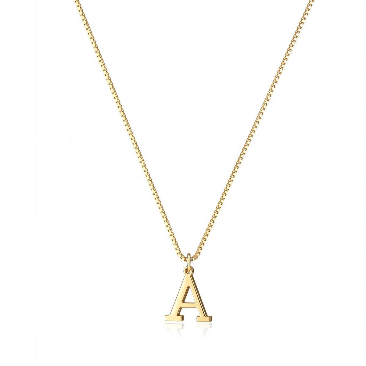 Women's Letter Gold Fashionable Exquisite All Match Necklaces