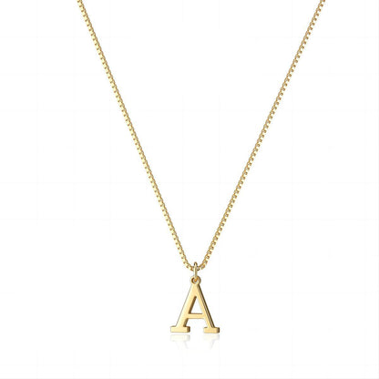 Women's Letter Gold Fashionable Exquisite All Match Necklaces