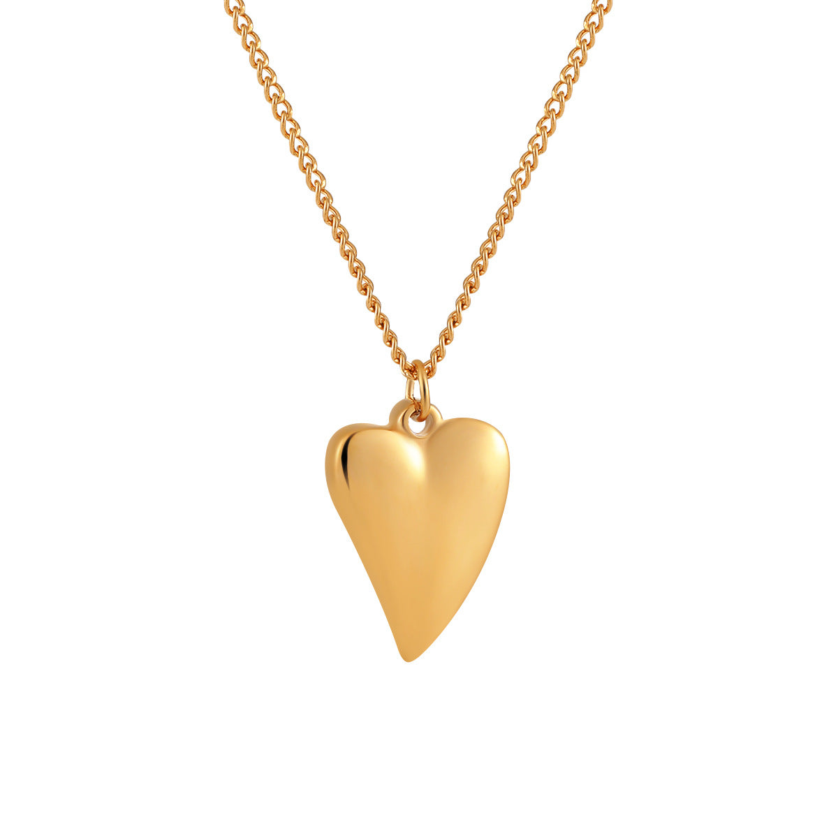 Oblique Heart Fashion Personalized Cold Style Necklaces