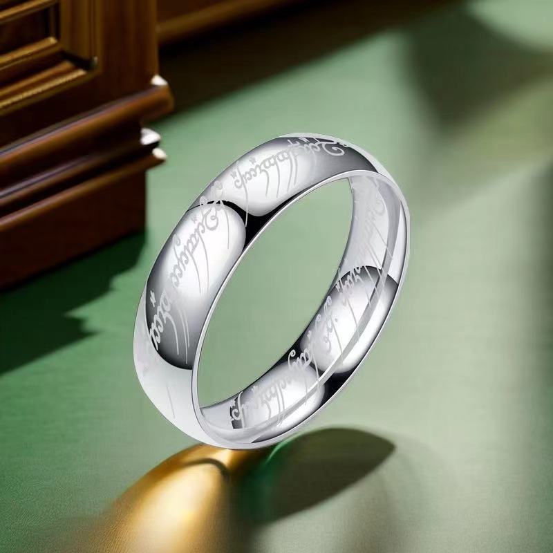 Men's Steel Titanium The Lord Of Boys Magic Rings