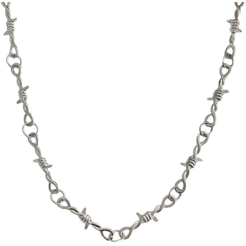 Women's & Men's Niche Retro Thorn Mango Clavicle Chain Necklaces