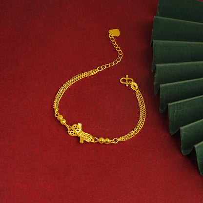 Women's Placer Gold For No Color Fading On Necklaces