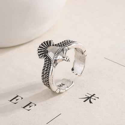 Temperament Personality Thailand Sier Simple Fashion Rings