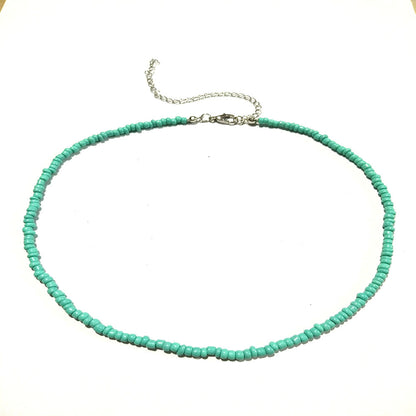 Bohemian Short Handmade Fashion Color Beaded Necklaces