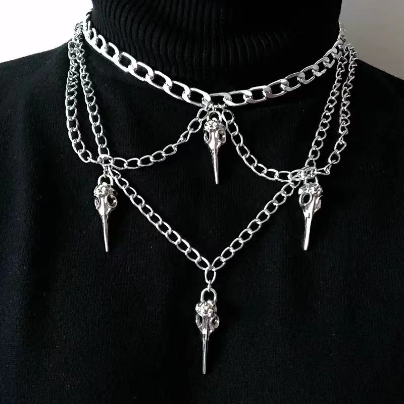 Women's Popular Gothic Cross With Neck Accessories Necklaces