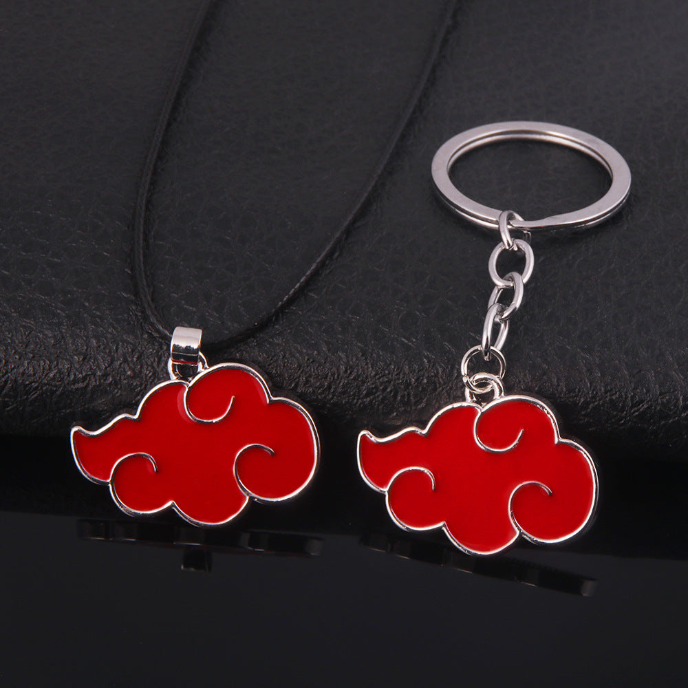 Anime Peripheral Organization Red Cloud Logo Necklaces