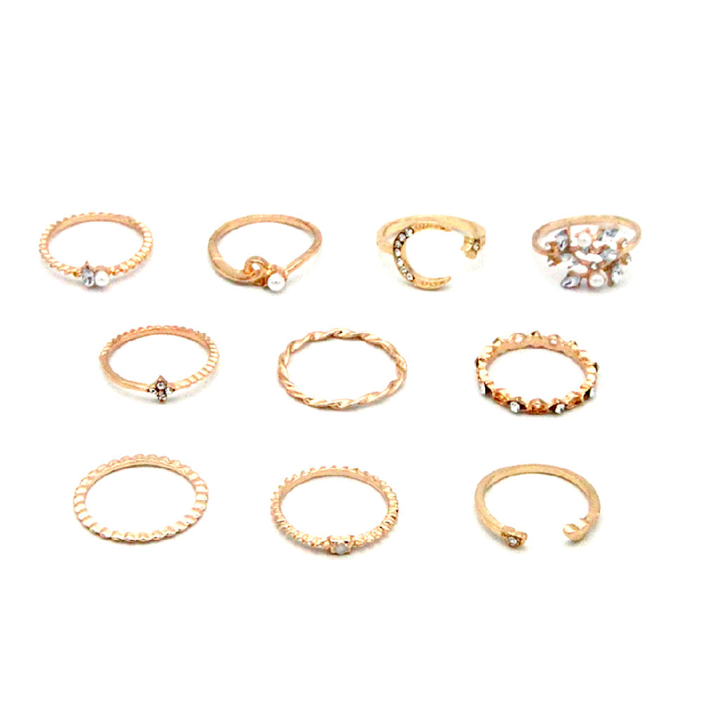 Affordable Luxury Fashion Style Leaf Diamond Rings
