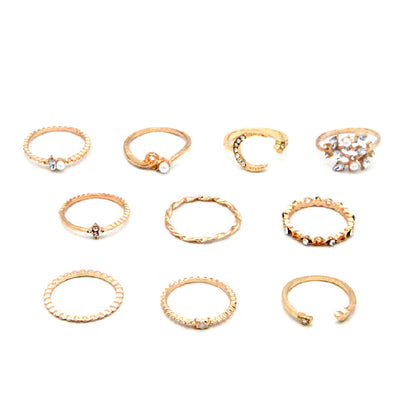 Affordable Luxury Fashion Style Leaf Diamond Rings
