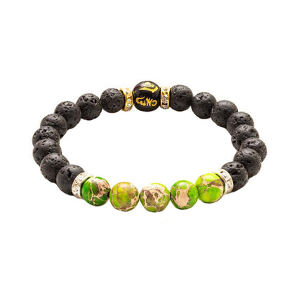 Women's & Men's Natural Stone Crystal Anxiety Relief Mandala Bracelets