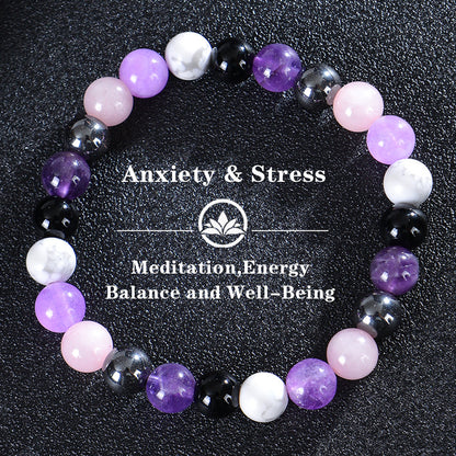 Bohemian Colorful Stone Tigereye Crystal String Beads Bracelets