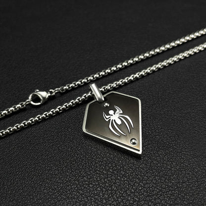 Men's Fashion Hip Hop Unique Geometric Spider Pendants