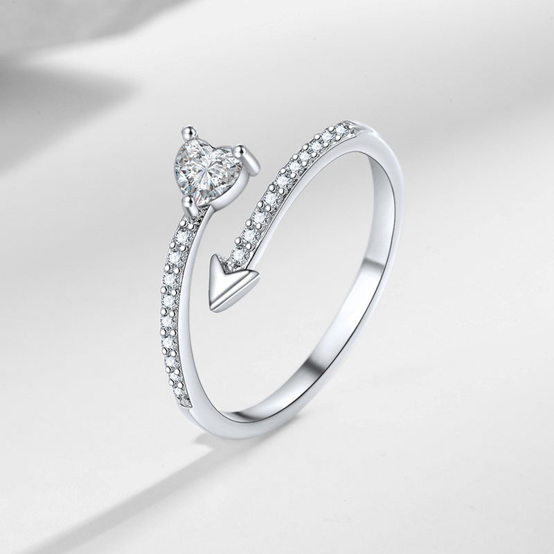 Heart-piercing Couple Special Interest Light Luxury Rings