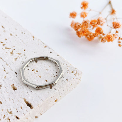 Bamboo Bone Knuckle Tail Design Light Luxury Rings