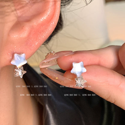 Colorful Aurora Star Ear Female Design Earrings