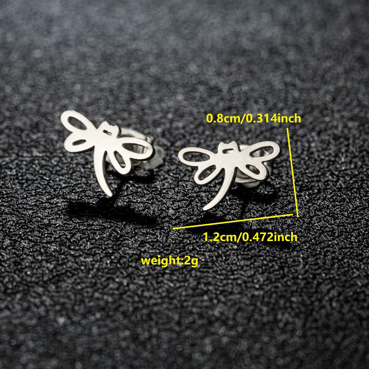 Stainless Steel Halloween Spider Versatile Geometric Earrings