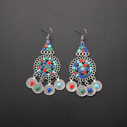 Style Female Temperament Bohemian Vacation Tassel Earrings