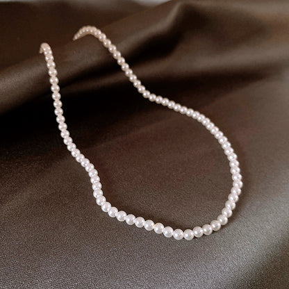 Women's Pearl Retro Easy Matching High-grade Clavicle Chain Special Necklaces