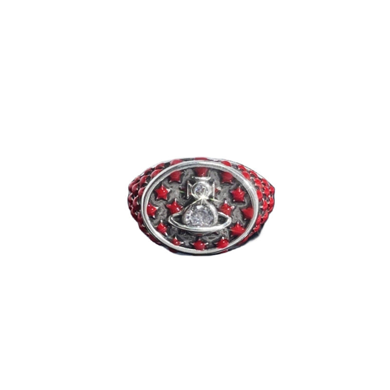 Female Simple Personality Planet Exquisite Versatile Punk Rings