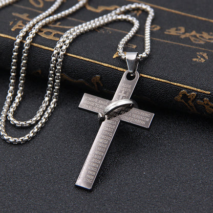 Men's Chain Hip Hop Style Titanium Steel Couple Necklaces