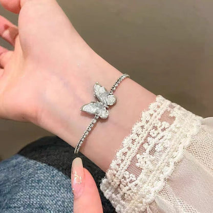 Escape Minimalist Sweet Bow Snake Bones Chain Female Bracelets