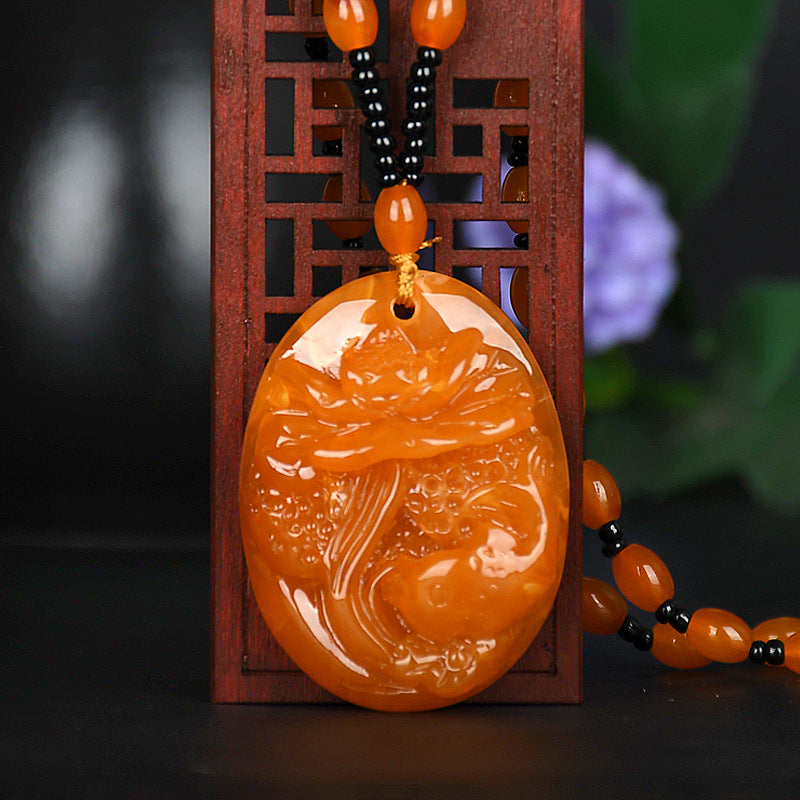 Women's & Men's Chinese Summer Imitation Beeswax Calabash Pendent Jewelry Pendants