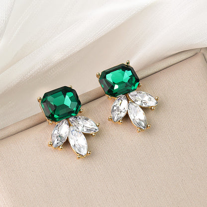 Design Elegant Flower Light Luxury High Earrings