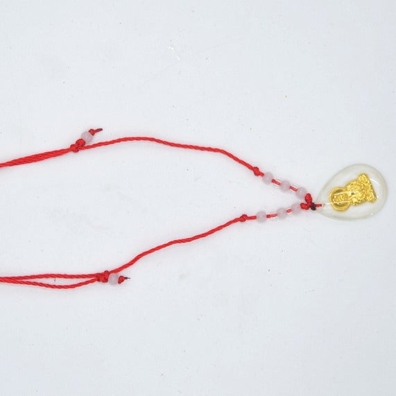 Special Offer Red Rope Crystal Maitreya Gold Foil Pendants