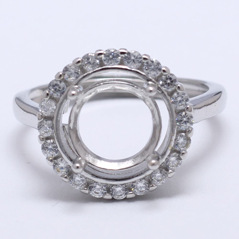 Frame Open Mouth Autumn Copper Alloy Electroplating Sier Rings
