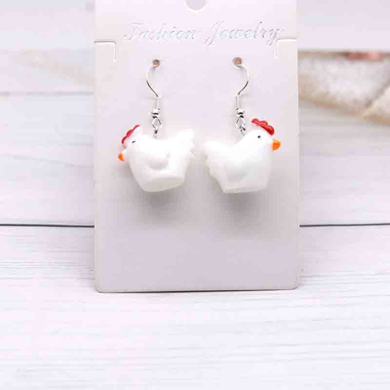 Ice Cream Candy Drink Resin Homemade Earrings