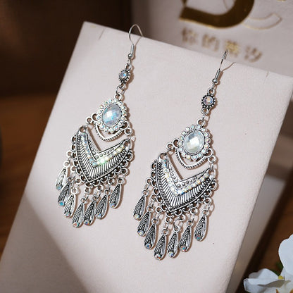 Summer Bohemian Tribe Ethnic Style Long Earrings