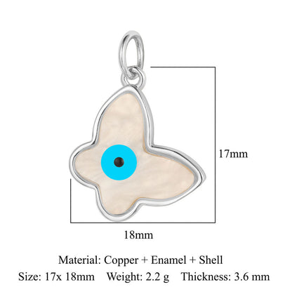Copper Zircon Star Crown Eyes Ornament Bracelets