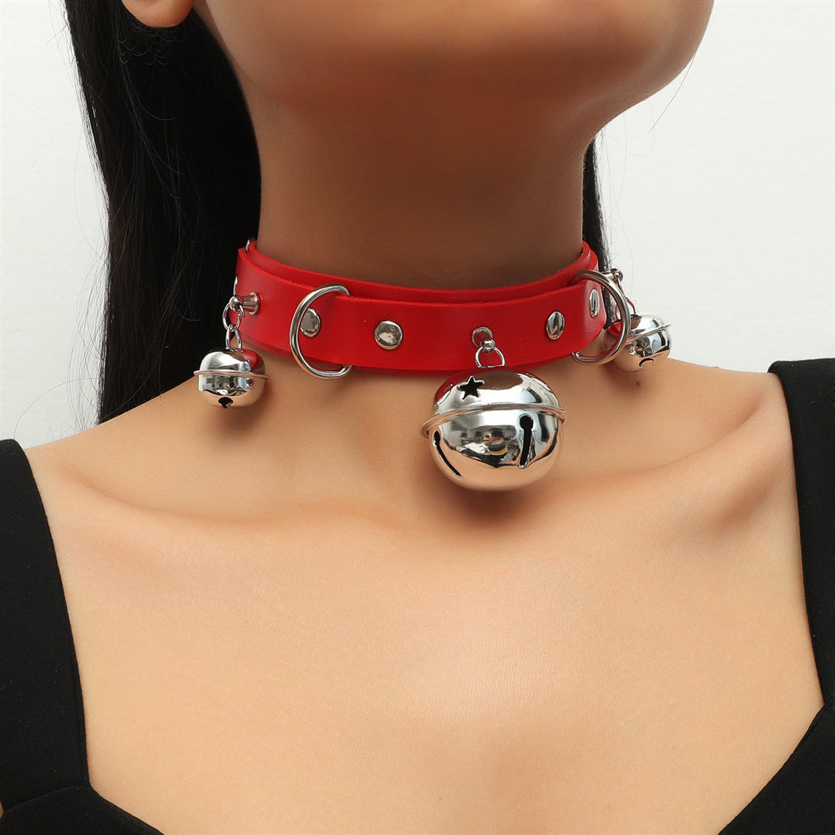 Punk Eye-catching Sexy Leather Collar Unique Necklaces