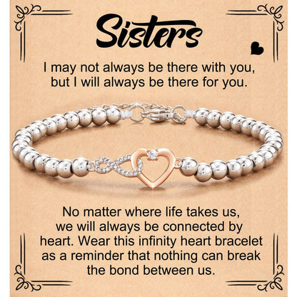 For Ladies Steel Ball Infinite Love Bracelets