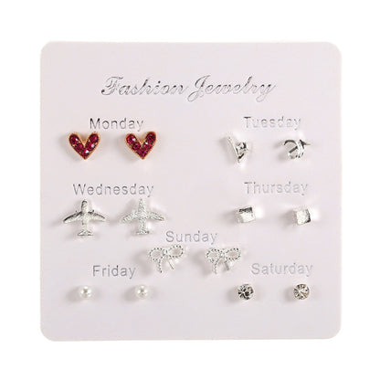 Women's Week Suit Pearl For Simple Fashion Rings