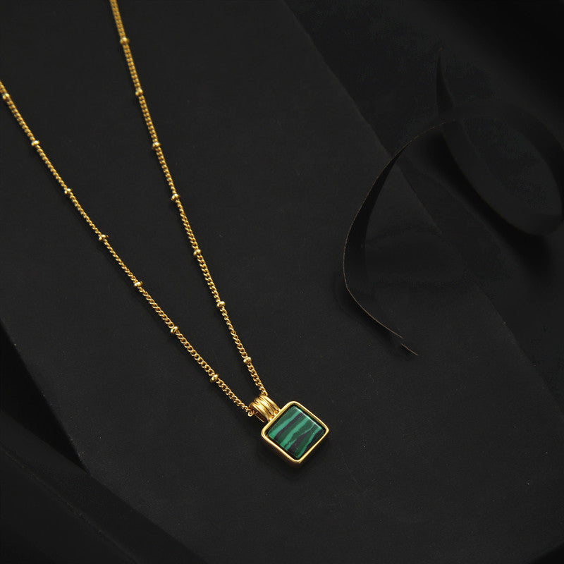 Turquoise Small Middle Ancient Light Luxury Simplicity Necklaces