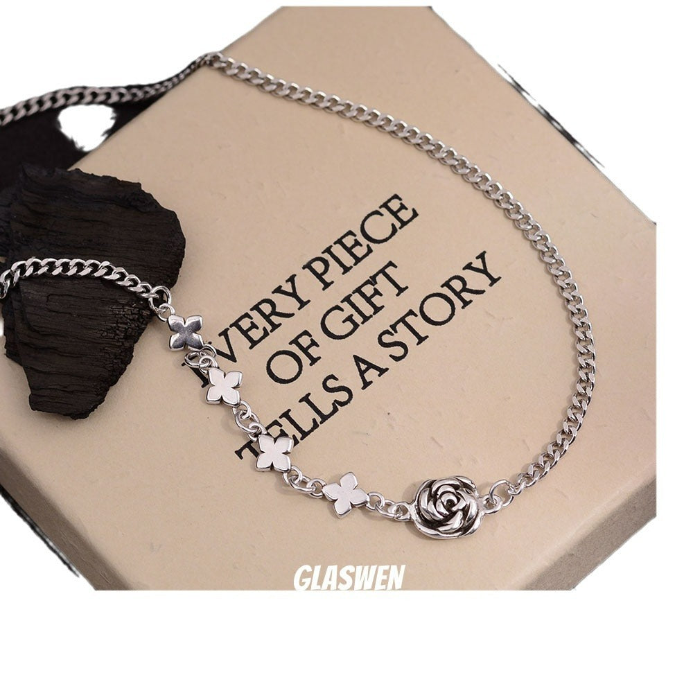 High-grade Graceful Universal Chain Matching Female Personality Geometry Necklaces