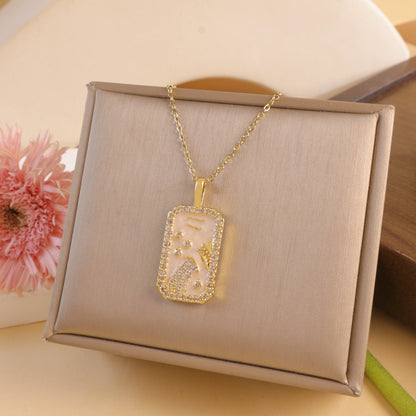 Constellation Color Zircon Female Special Interest Necklaces