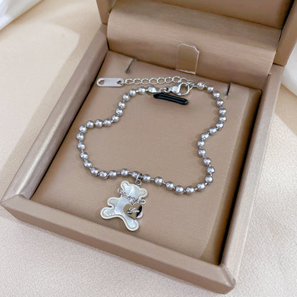 Full Body Titanium Steel Elegant Lovely Bracelets