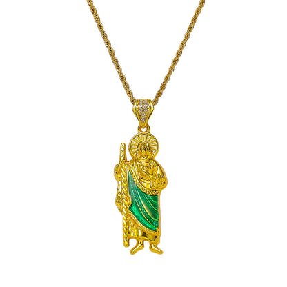 Personality Hip Hop Style Religious Jude Necklaces
