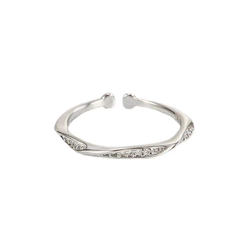 Female Design Niche Fashion Personality Adjustable Rings