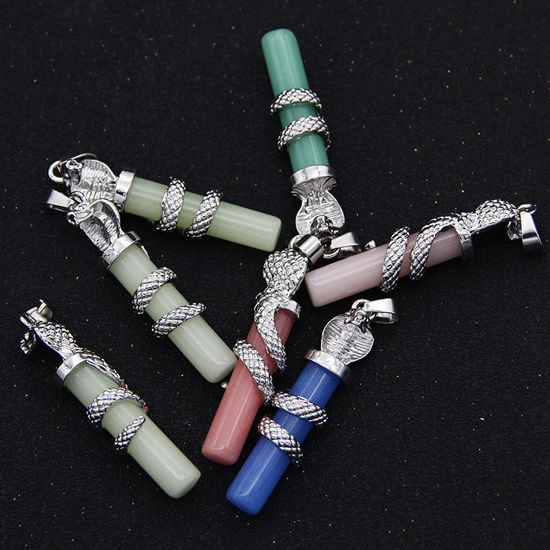 Alloy Sier For Male Cylindrical Hip Necklaces