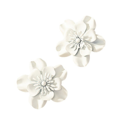 Women's Korean Elegant Fashionable Fresh Flower Temperament Earrings