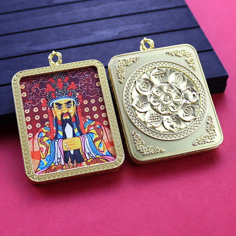 Fifth Master Small Yellow God Wealth Pendants