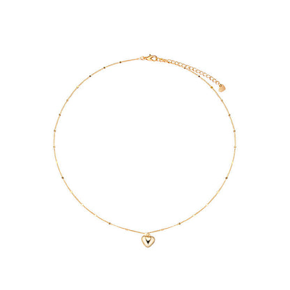 Personality Trendy Cute Love Titanium Steel Necklaces