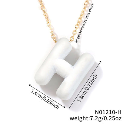 Comfortable Fashionable Personalized Trendy Simple Letter Necklaces